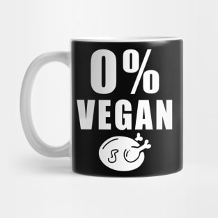 Funny Meat Eater BBQ Carnivore 0% Vegan Mug